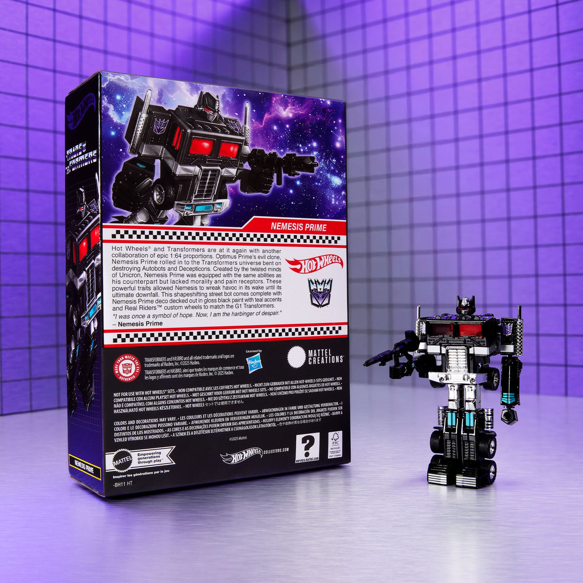 Hot Wheels Transformers Nemesis Prime