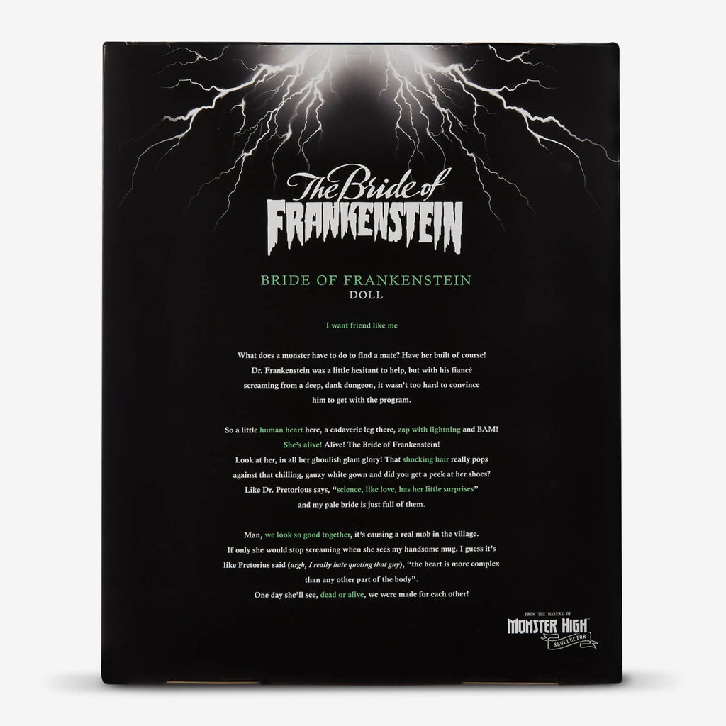 Frankenstein & Bride of Frankenstein Monster High Skullector Doll Set