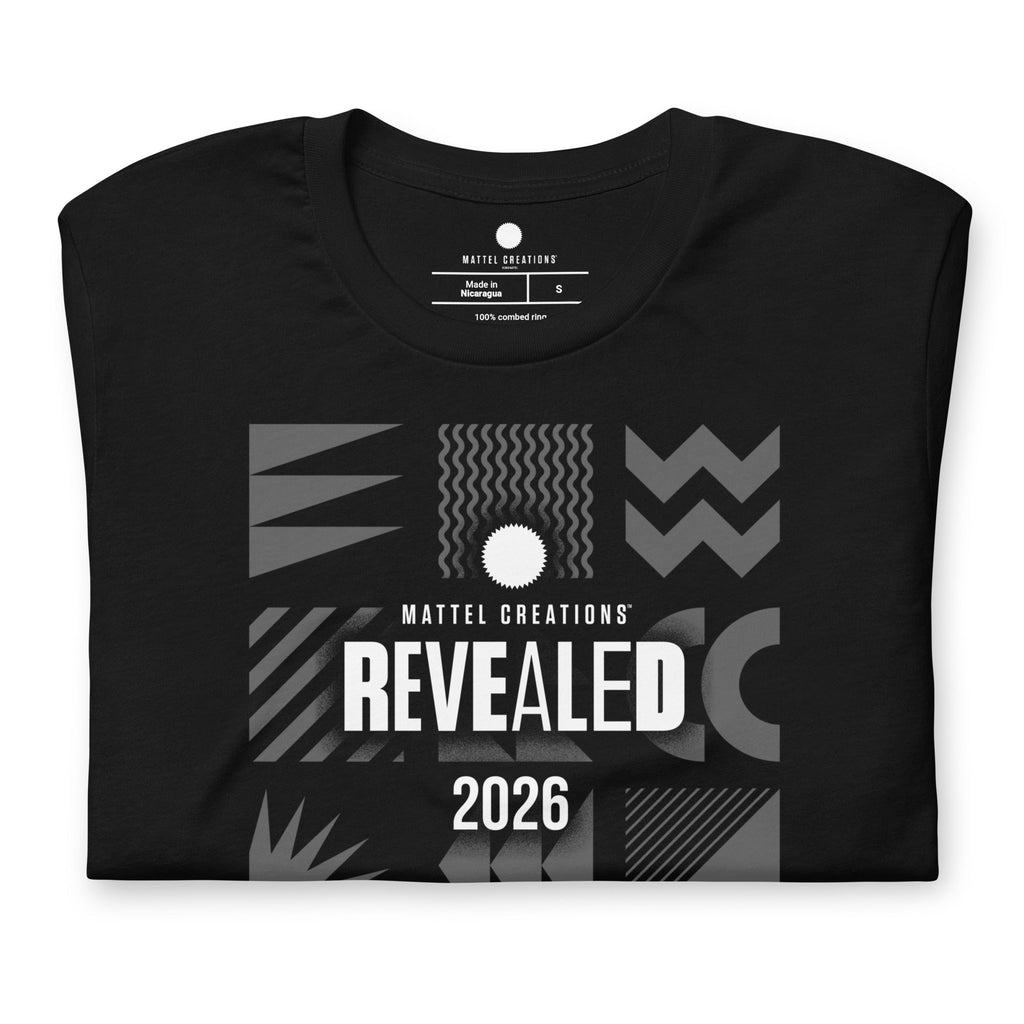 Mattel Creations Revealed 2026 Black T-shirt